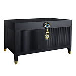 Большой дизайнерский Сундук Elsa Dreams Black варинант исполнения - 5 | Loft Concept в Саратове