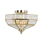 Потолочный светильник шестигранной формы с прозрачными стеклянным плафоном Elstead Lighting варинант исполнения - 9 | Loft Concept в Саратове