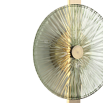 Бра с круглым стеклянным плафоном Gingham варинант исполнения - 9 | Loft Concept в Саратове