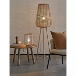 Торшер с плетеным металлическим плафоном Wicker Iron Lamp варинант исполнения - 4 | Loft Concept в Саратове