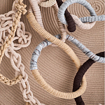 Круглое Дизайнерское Панно Дюна Round Panel Dune варинант исполнения - 5 | Loft Concept в Саратове