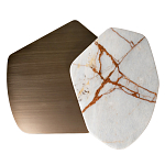 Столик журнальный Promontory с мрамором варинант исполнения - 2 | Loft Concept в Саратове