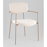 Стул Doe с подклокотниками молочный варинант исполнения - 1 | Loft Concept в Саратове