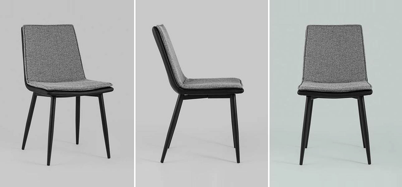 Стул Melissa Chair Серая Рогожка Стул Melissa Chair Серая Рогожка - Loft-Concept в Саратове