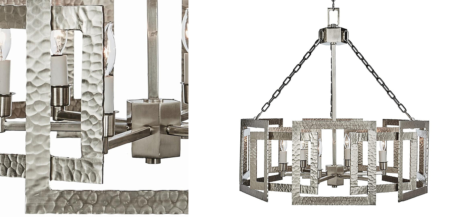 Люстра Textured Cage Pendant Lamp Silver Chandelier Люстра Textured Cage Pendant Lamp Silver Chandelier - Loft-Concept в Саратове