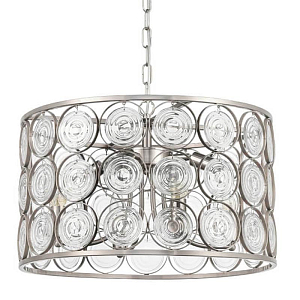 Люстра Edalina Chandelier nickel satin 50