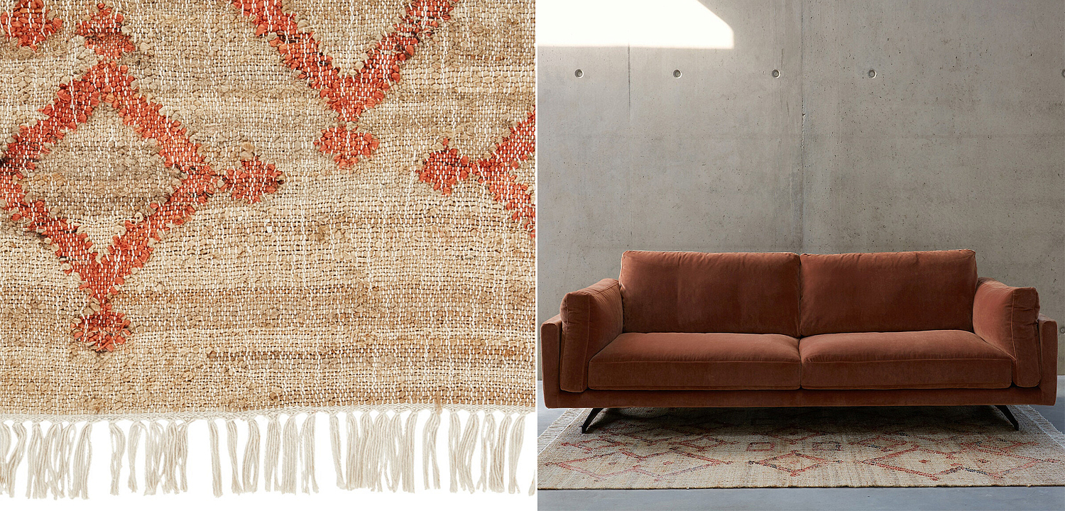 Ковер Ornament Carpet джут и хлопок Ковер Ornament Carpet джут и хлопок - Loft-Concept в Саратове