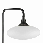 Торшер с белым стеклянным плафоном в форме эллипса Kernel варинант исполнения - 2 | Loft Concept в Саратове