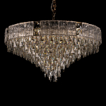 Люстра с каскадом из прозрачного хрусталя Constant Sparks варинант исполнения - 11 | Loft Concept в Саратове