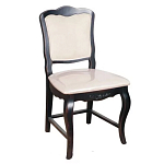 Стул из массива березы с мягким сиденьем без подлокотников в стиле прованс Vintage варинант исполнения - 1 | Loft Concept в Саратове