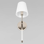 Бра с белым тканевым плафоном в форме конуса и металлическим основанием Nicoleta варинант исполнения - 4 | Loft Concept в Саратове