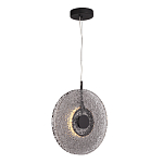 Подвесной светильник из дымчатого фактурного двойного стекла Heterochromia варинант исполнения - 3 | Loft Concept в Саратове