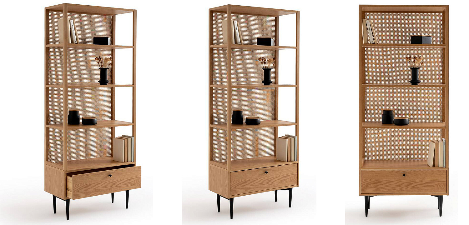 Стеллаж Agnar Wicker Rack Стеллаж Agnar Wicker Rack - Loft-Concept в Саратове