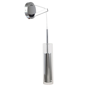 Бра цвета хром с двухслойным плафоном NARSIS