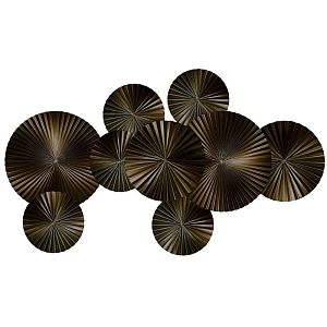 Арт-объект Apollo Brown Wall Plaque Disc 9