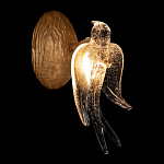 Бра с прозрачной стеклянной фигуркой птички Serip Voa варинант исполнения - 4 | Loft Concept в Саратове