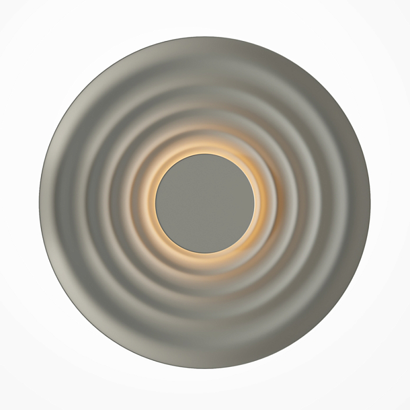 Бра круглое Soft Halo серый Серый в Саратове | Loft Concept 