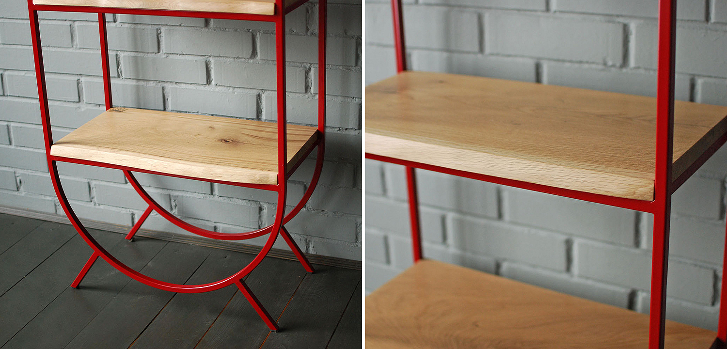 Стеллаж Rumo Industrial Metal Rust Rack Стеллаж Rumo Industrial Metal Rust Rack - Loft-Concept в Саратове