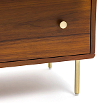 Комод с 6-ю ящиками с декором из ротанга Degarmo Chest of Drawers варинант исполнения - 4 | Loft Concept в Саратове