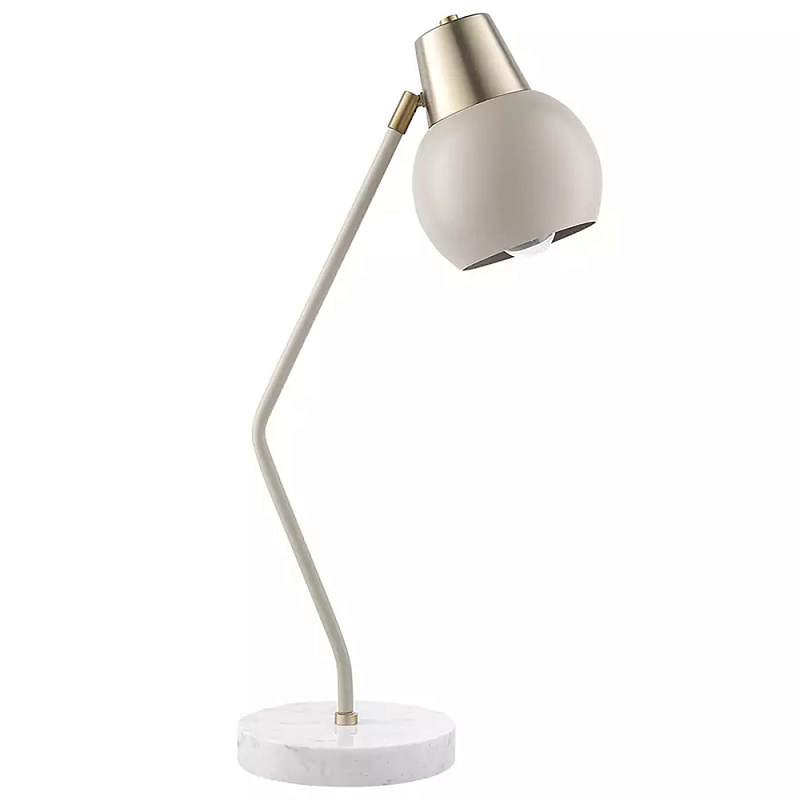 Настольная лампа с регулируемым плафоном Adjustable Lamp Бежевый Сливовый в Саратове | Loft Concept 