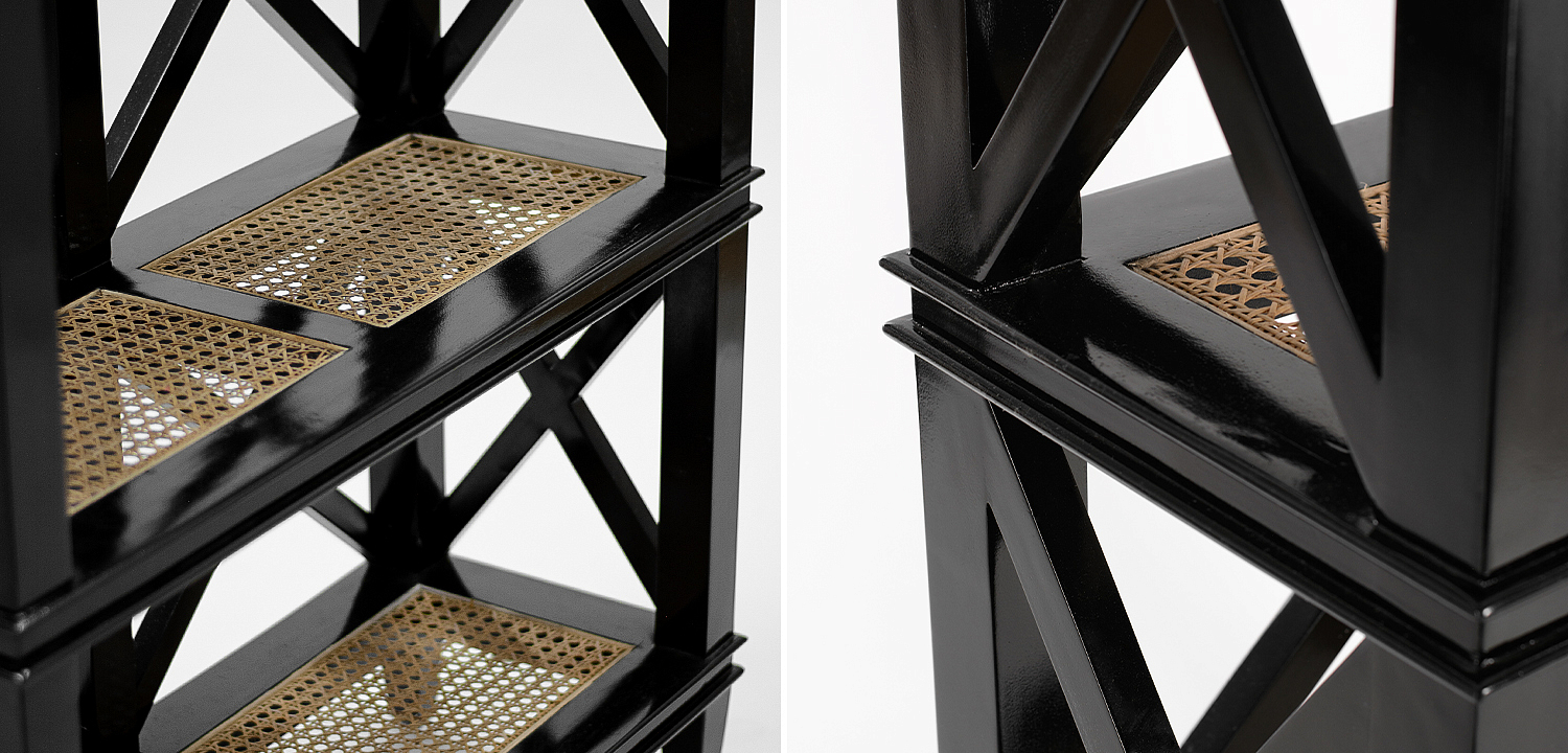 Стеллаж Jacqueline Wicker Shelves Стеллаж Jacqueline Wicker Shelves - Loft-Concept в Саратове