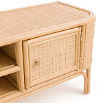 ТВ-тумба из плетеного ротанга Simone Rattan TV Stand варинант исполнения - 4 | Loft Concept в Саратове