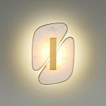 Бра с мраморными вставками Marble Plates варинант исполнения - 3 | Loft Concept в Саратове