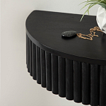 Прикроватный подвесной столик с ящиком черный Bedside Hanging Table варинант исполнения - 4 | Loft Concept в Саратове