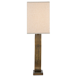 Настольная лампа с корпусом в форме кольца и прямоугольным абажуром French Ring варинант исполнения - 4 | Loft Concept в Саратове