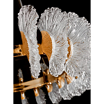 Люстра круглая с фактурными элементами в виде ракушек Inspired Sea варинант исполнения - 3 | Loft Concept в Саратове