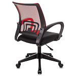 Офисное кресло с основанием из черного пластика Desk chairs Red варинант исполнения - 4 | Loft Concept в Саратове