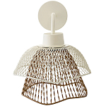 Бра с сетчатым металлическим абажуром Beige Gold Mesh Lampshade варинант исполнения - 2 | Loft Concept в Саратове