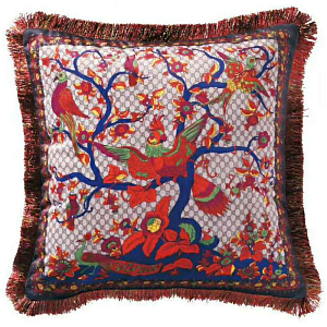 Декоративная подушка Cтиль Gucci Birds On The Tree