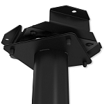 Барный стул вращающийся со спинкой и подлокотниками Douglas Rhombus Синий Велюр варинант исполнения - 6 | Loft Concept в Саратове