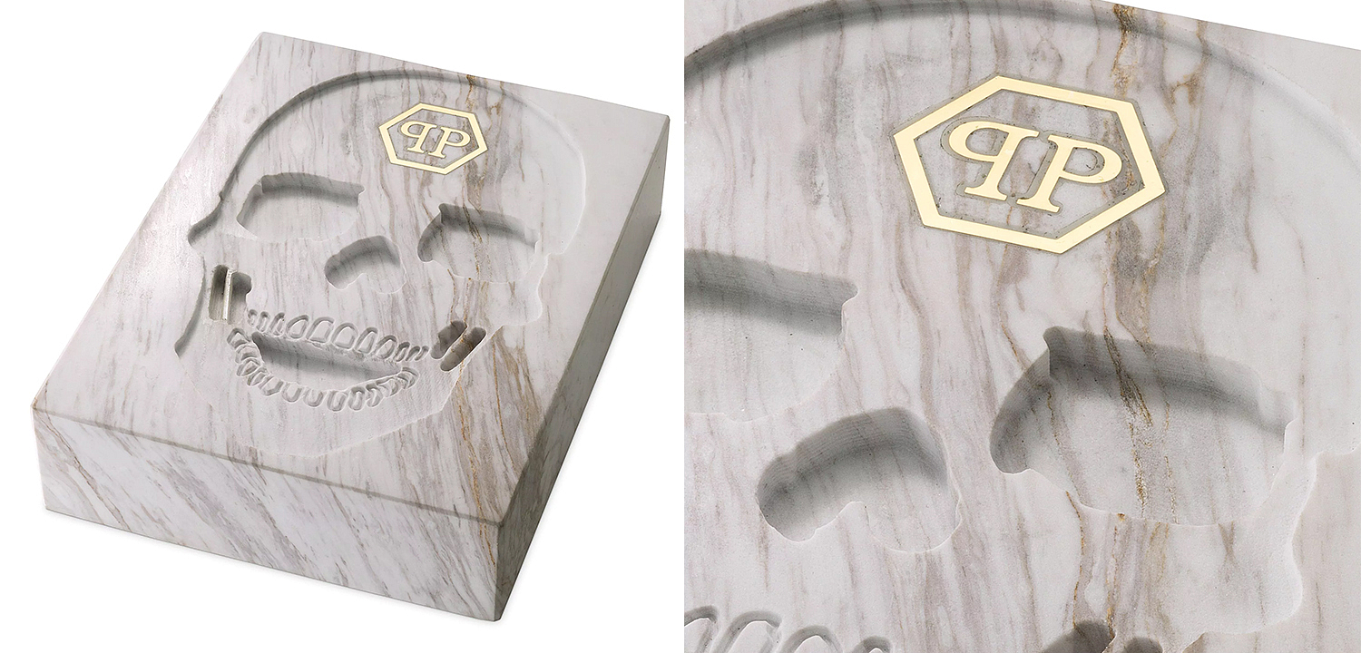 Статуэтка Philipp Plein Marble Skull book Статуэтка Philipp Plein Marble Skull book - Loft-Concept в Саратове