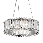 Люстра подвесная круглая с множеством вертикальных прямоугольных кристаллов Kichler варинант исполнения - 1 | Loft Concept в Саратове