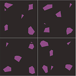 Плитка с узором Осколки варинант исполнения - 3 | Loft Concept в Саратове