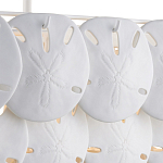 Люстра овальной формы с белыми подвесными элементами White Natural Lines варинант исполнения - 2 | Loft Concept в Саратове