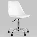 Офисный стул на металлическом основании EGGERY White пластик варинант исполнения - 2 | Loft Concept в Саратове