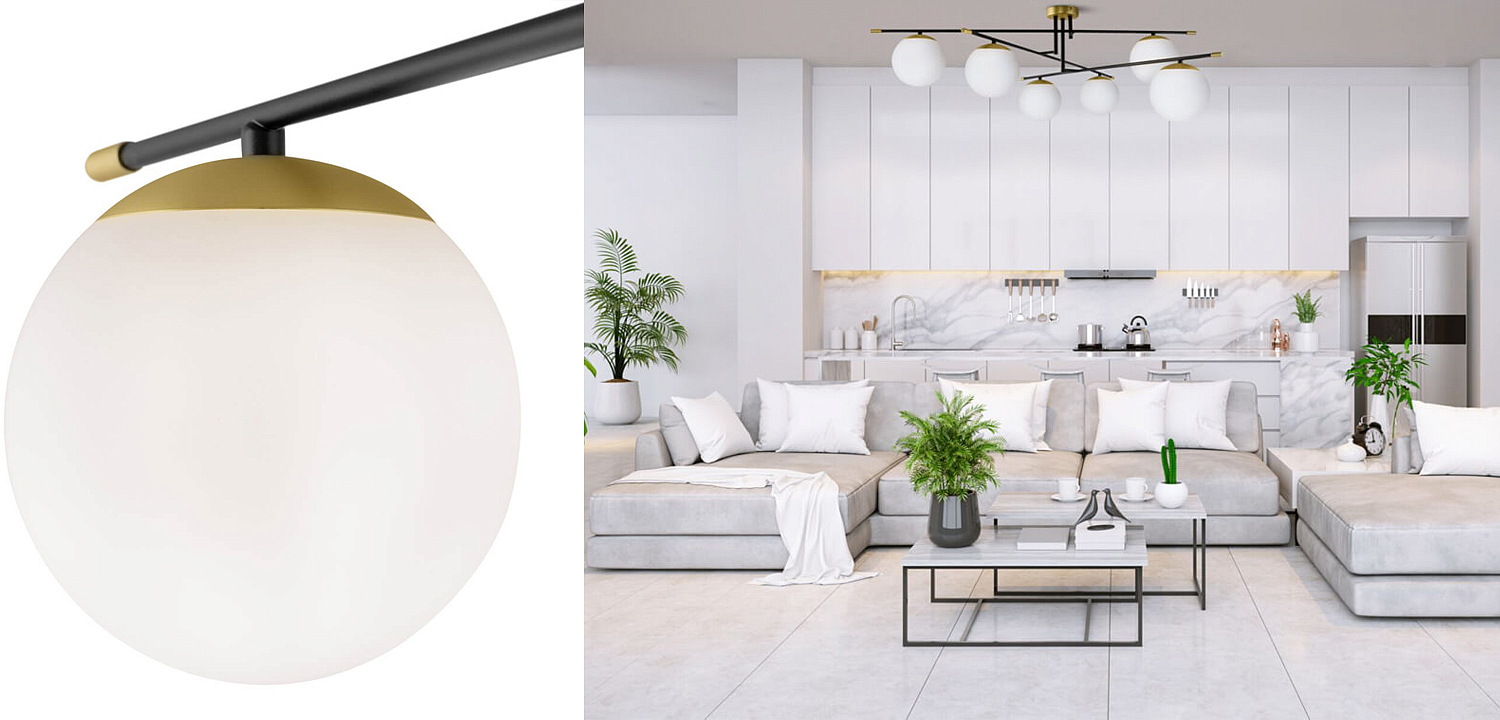 Потолочный светильник Spike Balls Hanging Lamp Потолочный светильник Spike Balls Hanging Lamp - Loft-Concept в Саратове