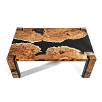 Кофейный Стол River in Autumn Elm Resin Coffee Table варинант исполнения - 2 | Loft Concept в Саратове