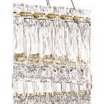 Люстра подвесная круглая из прозрачного хрусталя с золотым корпусом Selfsufficient варинант исполнения - 8 | Loft Concept в Саратове