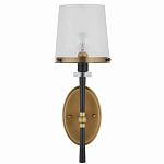 Бра настенное с прозрачным стеклянным абажуром Simple Pure Form варинант исполнения - 3 | Loft Concept в Саратове