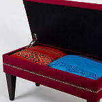 Мягкая банкетка с зоной для хранения Casket Red варинант исполнения - 2 | Loft Concept в Саратове