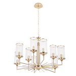Люстра с 9-ю цилиндрическими стеклянными плафонами Jeanette варинант исполнения - 1 | Loft Concept в Саратове