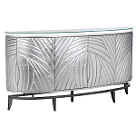 Комод фактурный серебристый с дверцами Silver Chest of Drawers варинант исполнения - 1 | Loft Concept в Саратове