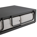 Садовый диван на каркасе из алюминия Petro варинант исполнения - 6 | Loft Concept в Саратове