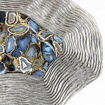 Кофейный стол со столешницей из агата Agate Design Blue  варинант исполнения - 3 | Loft Concept в Саратове