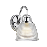 Бра с прозрачным рифленым плафоном в форме колокола Quoizel варинант исполнения - 1 | Loft Concept в Саратове