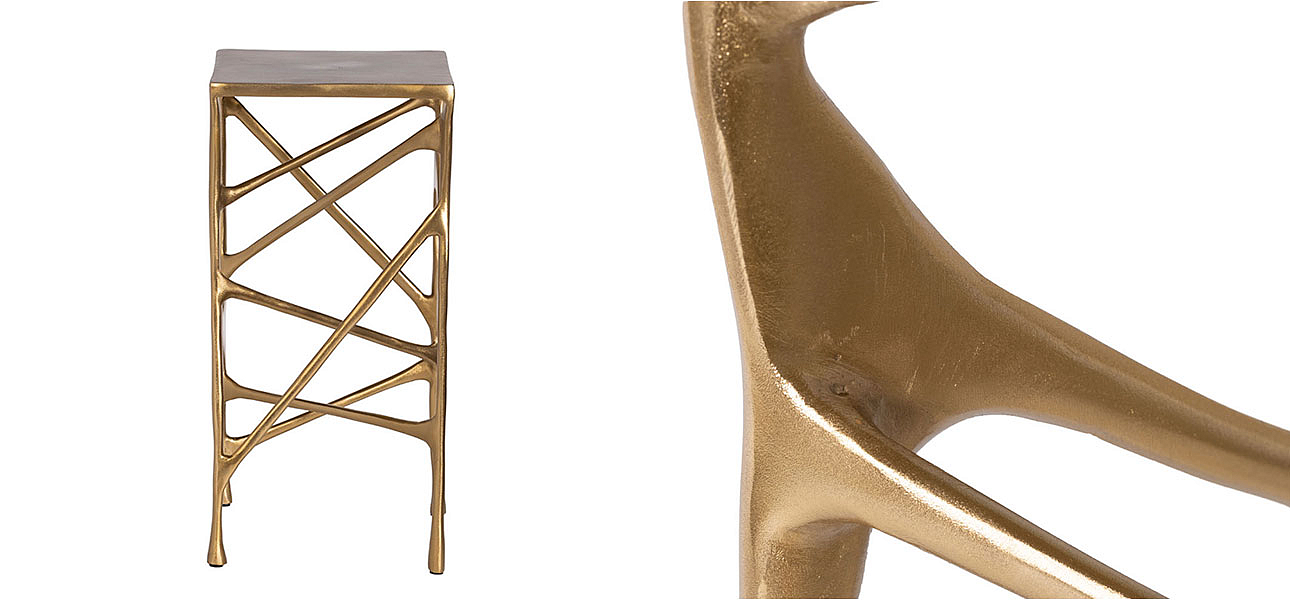 Столик журнальный Origania gold Столик журнальный Origania gold - Loft-Concept в Саратове